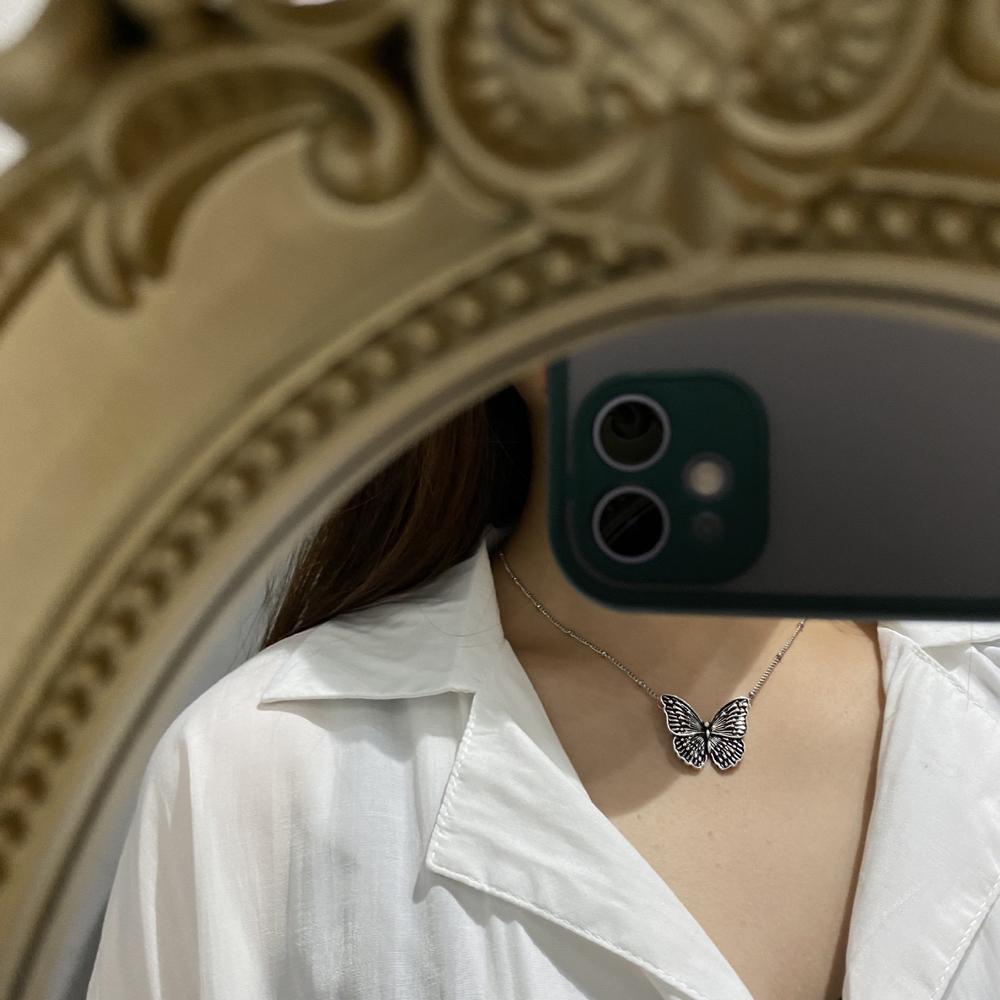 Vòng Cổ Choker Mặt Hình Trái Tim / Bướm Rỗng Thời Thượng