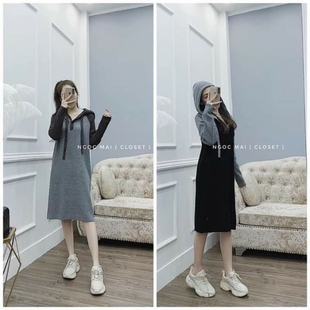 Váy nỉ da cá chất đẹp