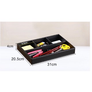 Khay đựng đồ nhiều ngăn bằng da cao cấp!