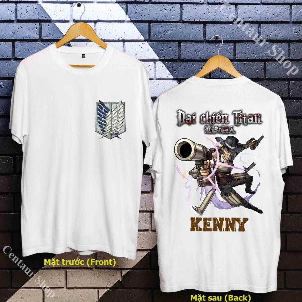 [ƯU ĐÃI] 🎁 Áo Kenny Ackerman - Áo Attack on Titan - Kenny Ackerman T-Shirt siêu đẹp - KA-002
