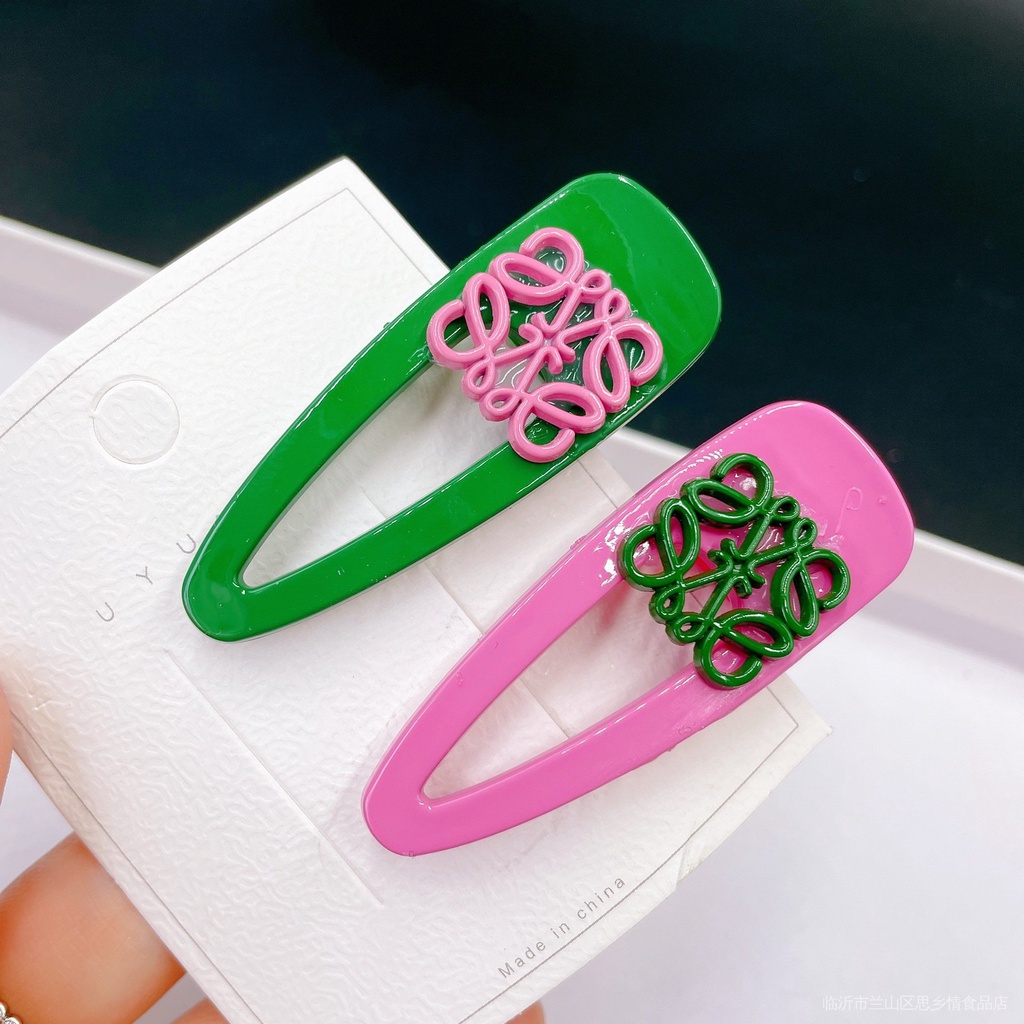 Kẹp Tóc Một Bên Tóc Mái Nhỏ Màu Sắc Macaron Hương Thơm Hoàng Gia