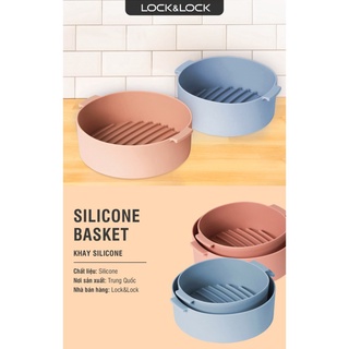 Khay silicone dành cho nồi chiên không dầu và lò vi sóng Lock&Lock 3.5L và 5L CKB002 CKB003