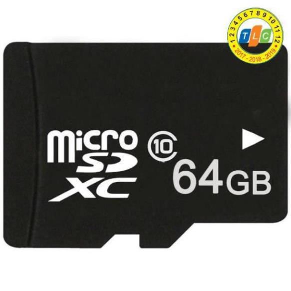 Thẻ nhớ MicroSD Class 10 Tốc độ cao (Đen) 2GB/4GB/8GB/16GB/32GB/64GB