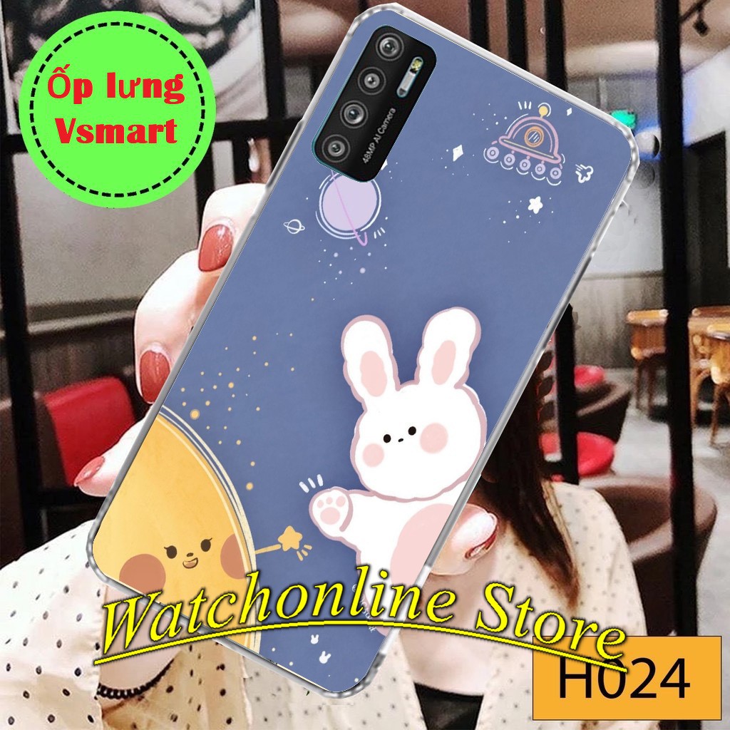 Ốp lưng silicon in hình Vsmart Live 4 Joy4 Active 3 Joy 3 Joy 2+ Joy 1+ Live Active 1 Active 1+ Thỏ P1