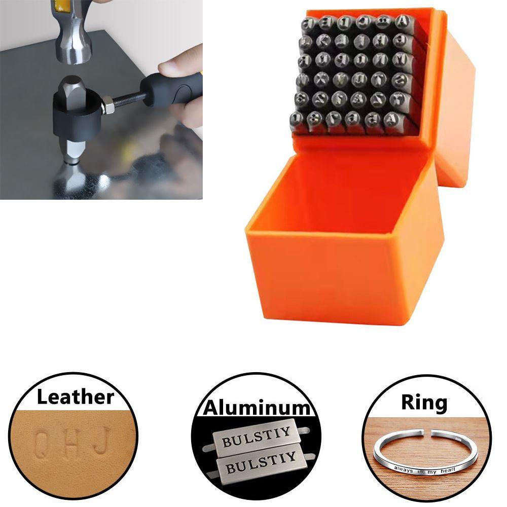 Dụng Cụ Dập Chữ Cái / Số Lên Đồ Da Thủ Công