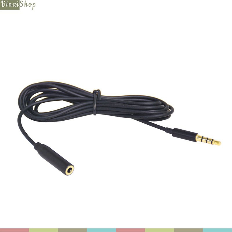 Transhine B1705 - Cáp Âm Thanh 2 Đầu 3.5 Mm 4 Vạch TRRS  Nối Dài Cho Micro Cài Áo, Tai Nghe