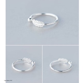Nhẫn Bạc Nữ S925 - Nhẫn Lông Vũ
