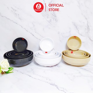 Bộ bát phong cách Hàn Quốc SUPERWARE Nhựa phíp 100% melamine (Đủ màu)