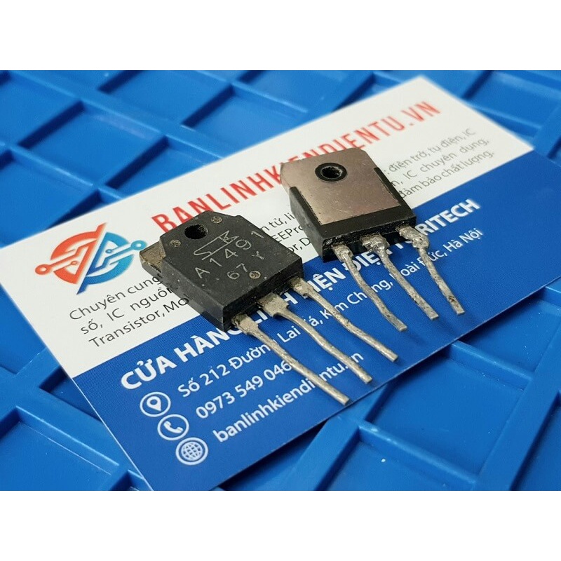 Sanken C3855  – A1491  Transistor 140V 10A Tháo máy