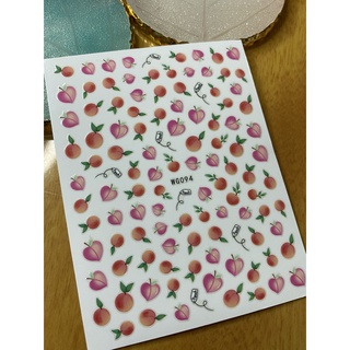 Sticker dán móng nghệ thuật trái cây (1)