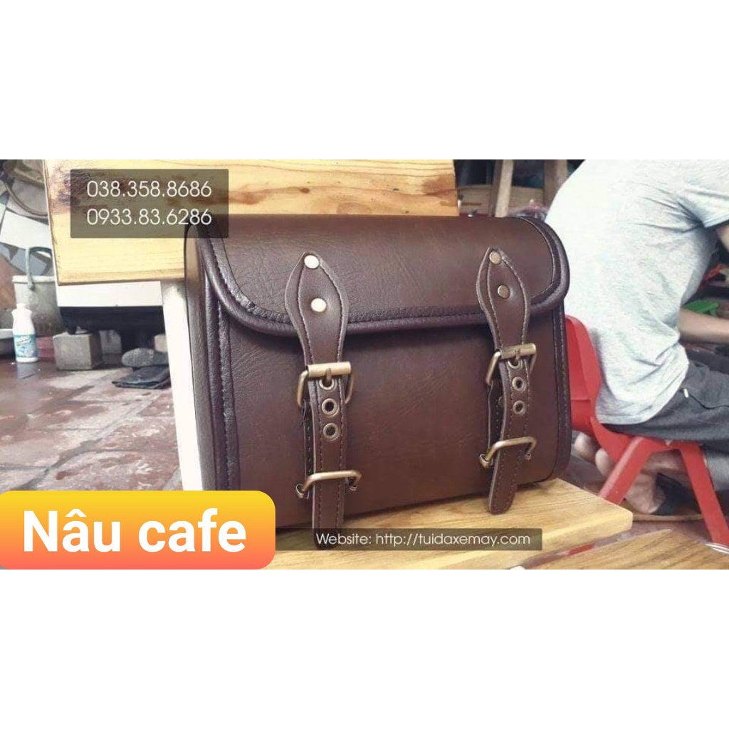 Túi Phom Tròn Treo Baga trước và sau Xe Vespa