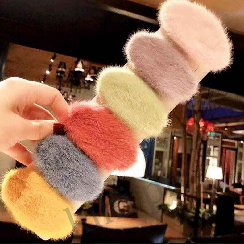 Kilii Kẹp Tóc Lông Nhung Dễ Thương Xinh Xắn Dành Cho Bé Gái