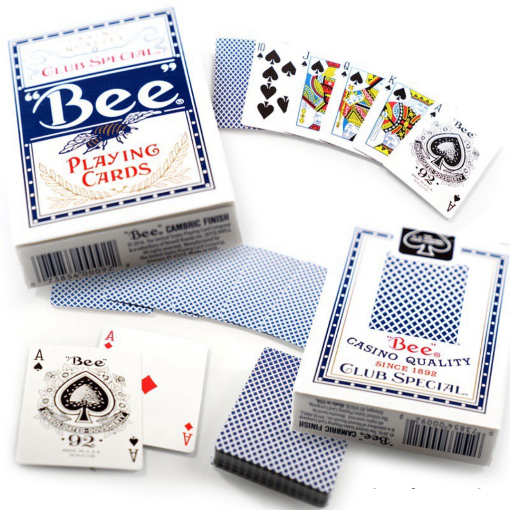Bộ Bài Bee Club Special Playing Cards, Thẻ Sưu Tập USPCC, Trò Chơi Thẻ Ma Thuật, Đạo Cụ Ảo Thuật Cho Nhà Ảo Thuật