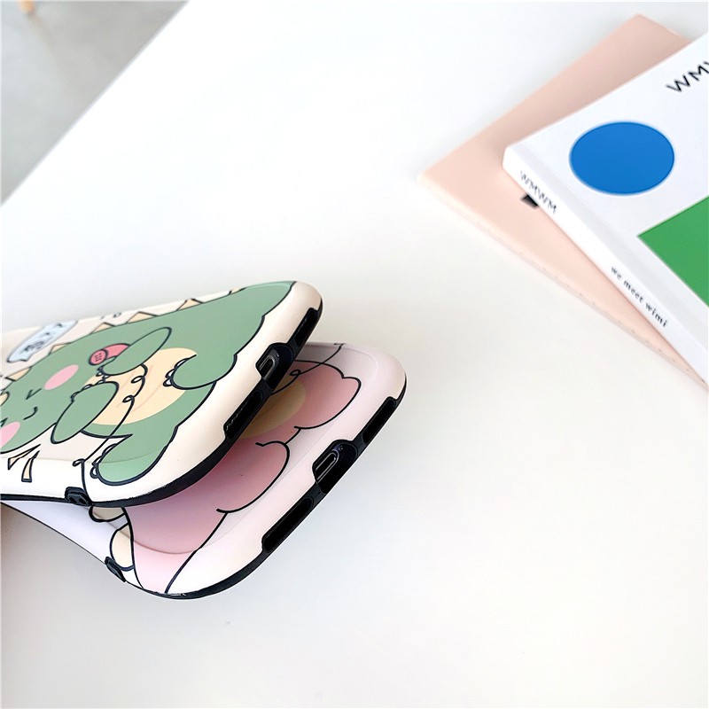 Ốp lưng iphone Couple Dino IMD viền cong dày dặn 5/5s/6/6plus/6s/6splus/7/7plus/8/8plus/x/xs/11/12/pro/max/plus/promax | BigBuy360 - bigbuy360.vn