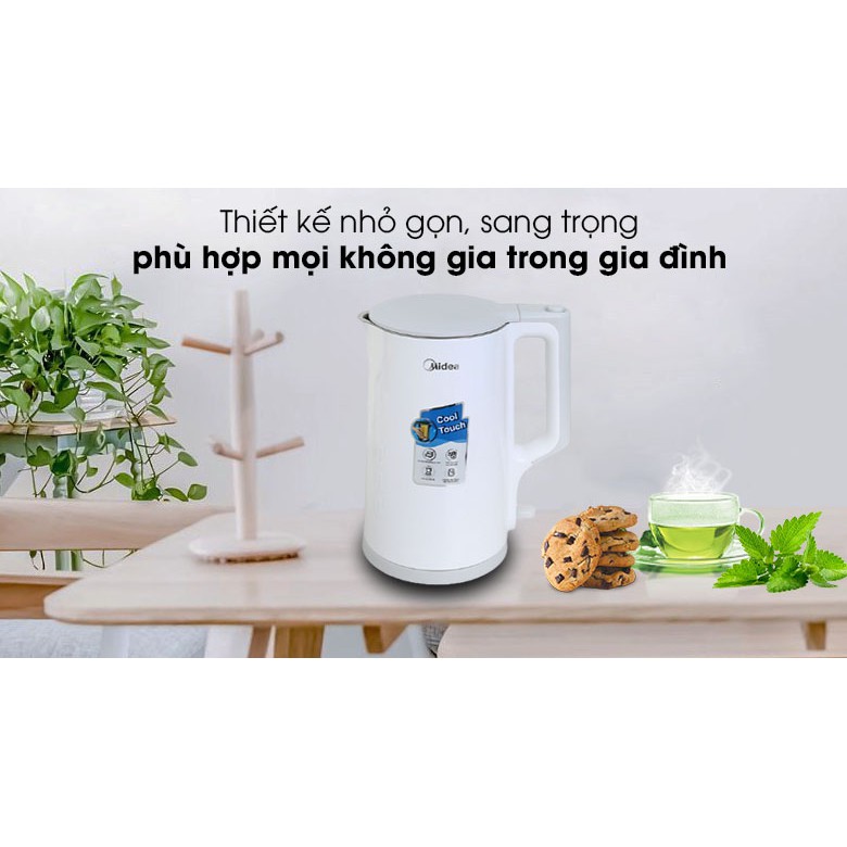 Bình đun siêu tốc Midea 1.7 lít MK-17DW