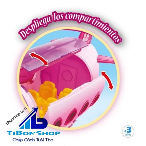 Đồ chơi máy bay búp bê barbie - Máy bay cho búp bê có phụ kiện