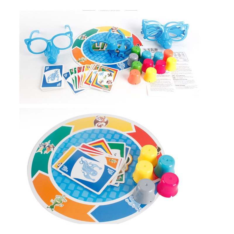 Bộ Trò Chơi Board Game Co Giãn Mũi Thật Vui Nhộn Cho 2-4 Người Chơi