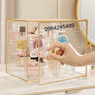 Khay đựng mỹ phẩm golden
