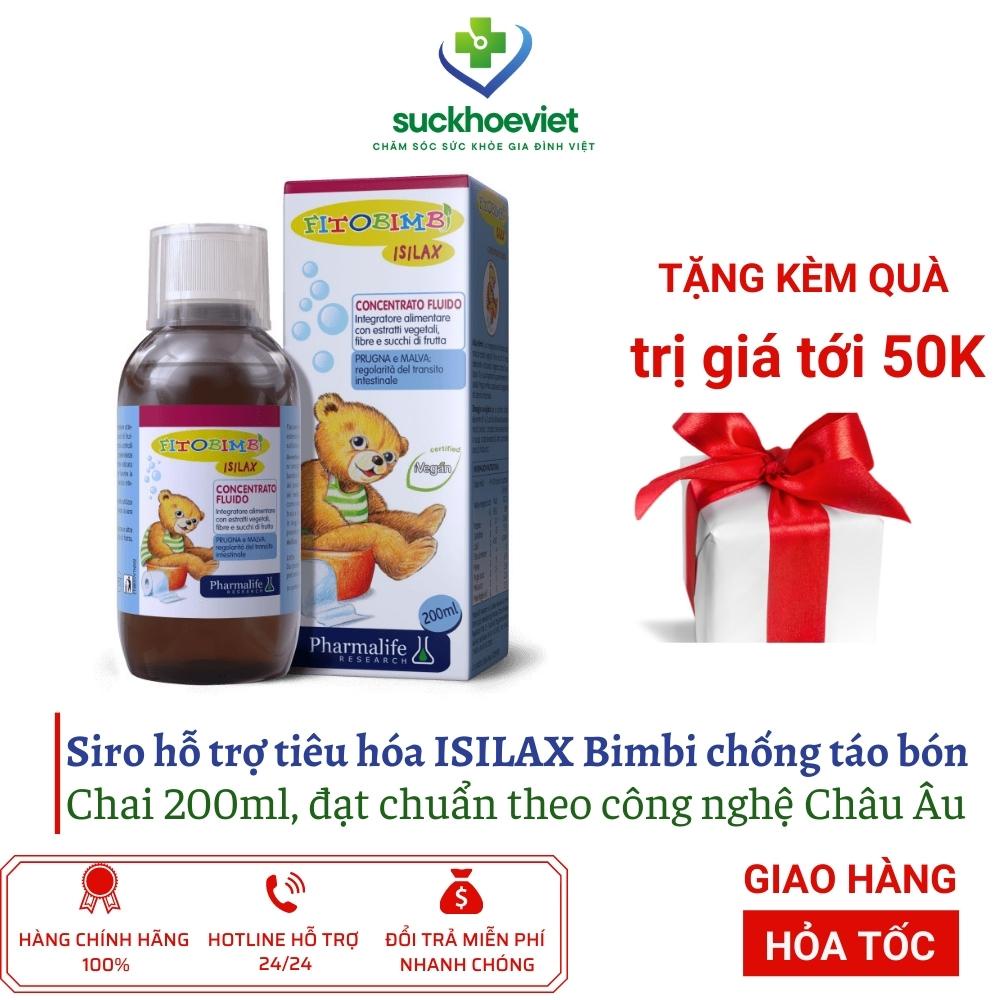 [GIÁ GỐC] Fitobimbi Isilax giúp nhuận tràng, táo bón ở trẻ nhỏ Isilax Fitobimbi