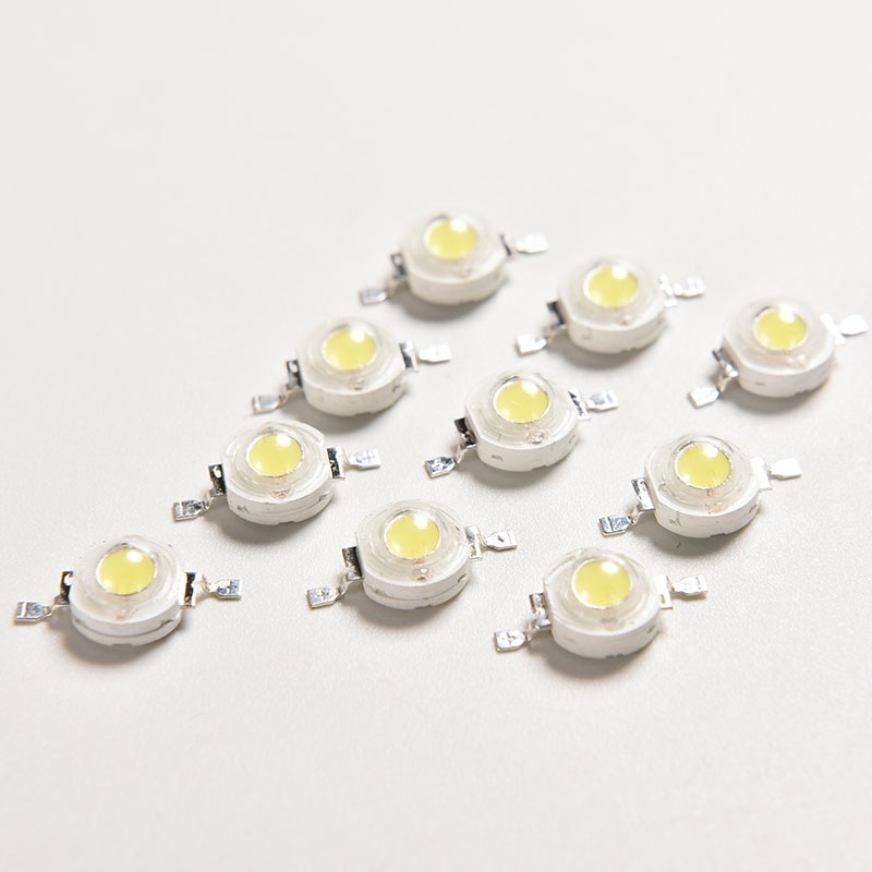 Bộ 10 Đèn LED SMD 1W Màu Trắng Chất Lượng Cao