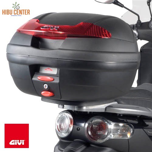 Thùng Givi E340N Vision Công Nghệ Monolock Gắn Sau Xe Máy Motor Tay ga Kèm Đế Đệm Màu Đen Hàng Chính Hãng – HBCENTER