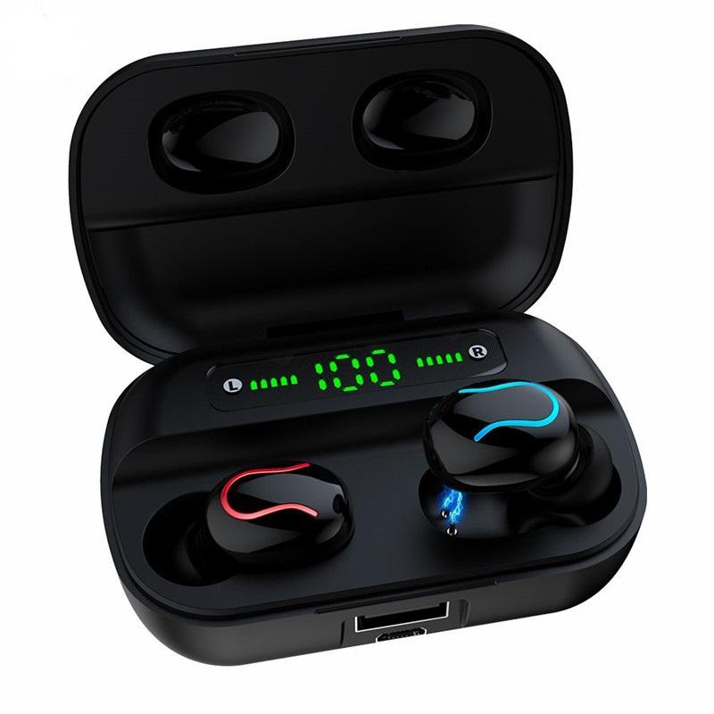 [Mã ELMS05 giảm 5% đơn 300k]Tai Nghe Bluetooth True Wireless HBQ Q82 LED Stereo V5.0 + EDR - Hàng Chính Hãng