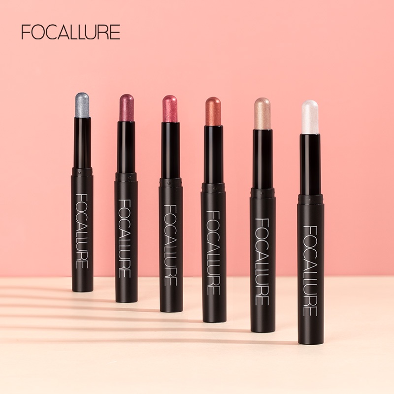 Set 3 mỹ phẩm Focallure gồm kẻ mắt + phấn mắt + mascara trang điểm chống nước siêu mịn