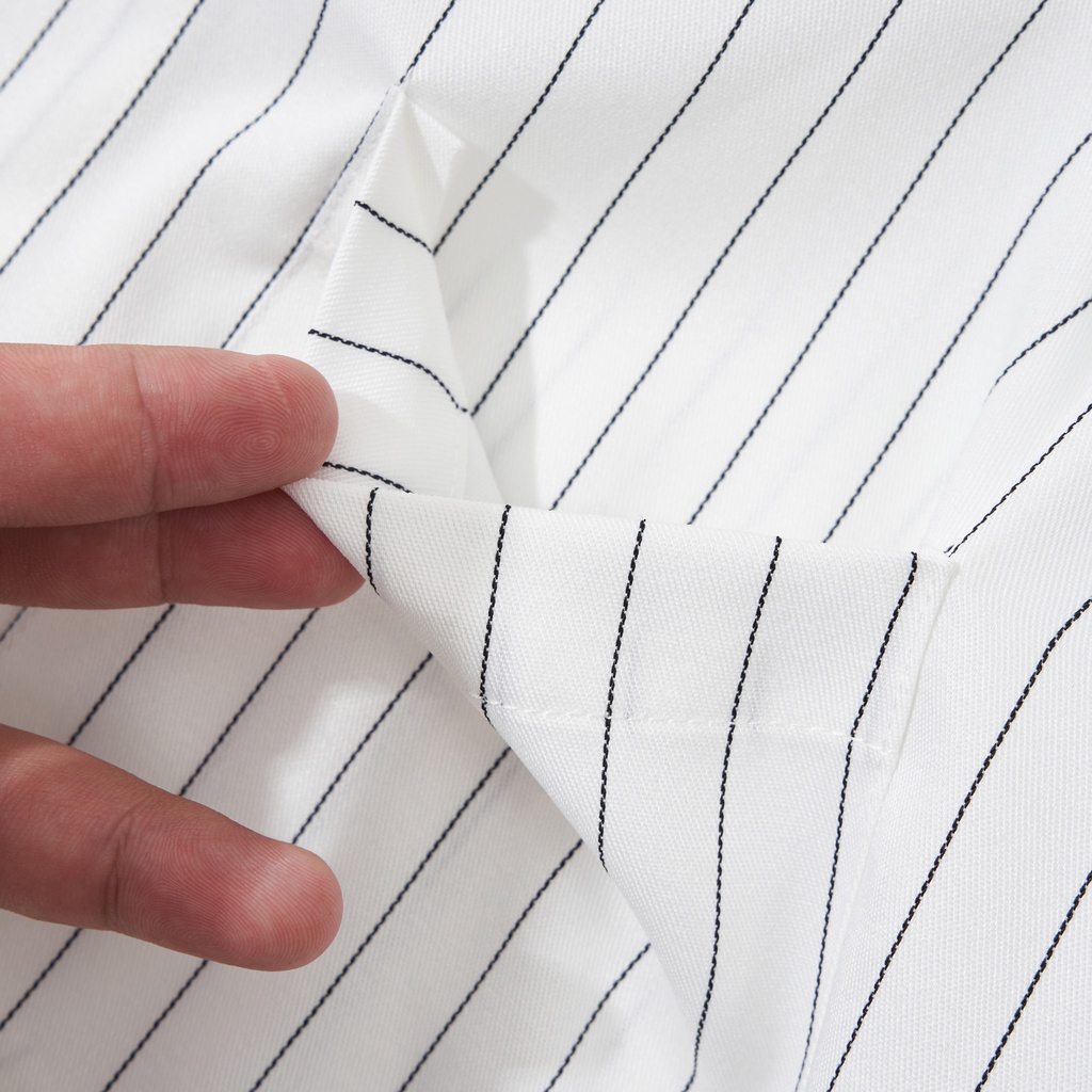 Áo Sơ Mi Cộc Tay Nam Kẻ ATINO Vải Cotton mềm mịn thoáng mát Form Regular SM4.4999