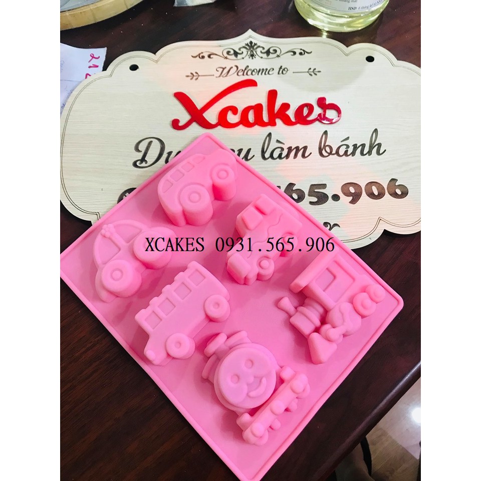 Khuôn Silicone Xe Hơi Xe Ô Tô Tàu 6B