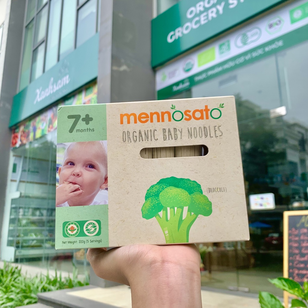 Mì Sợi Hữu Cơ Cho Bé Mennosato 200g Từ 7 Tháng Tuổi - XanhSam Organic
