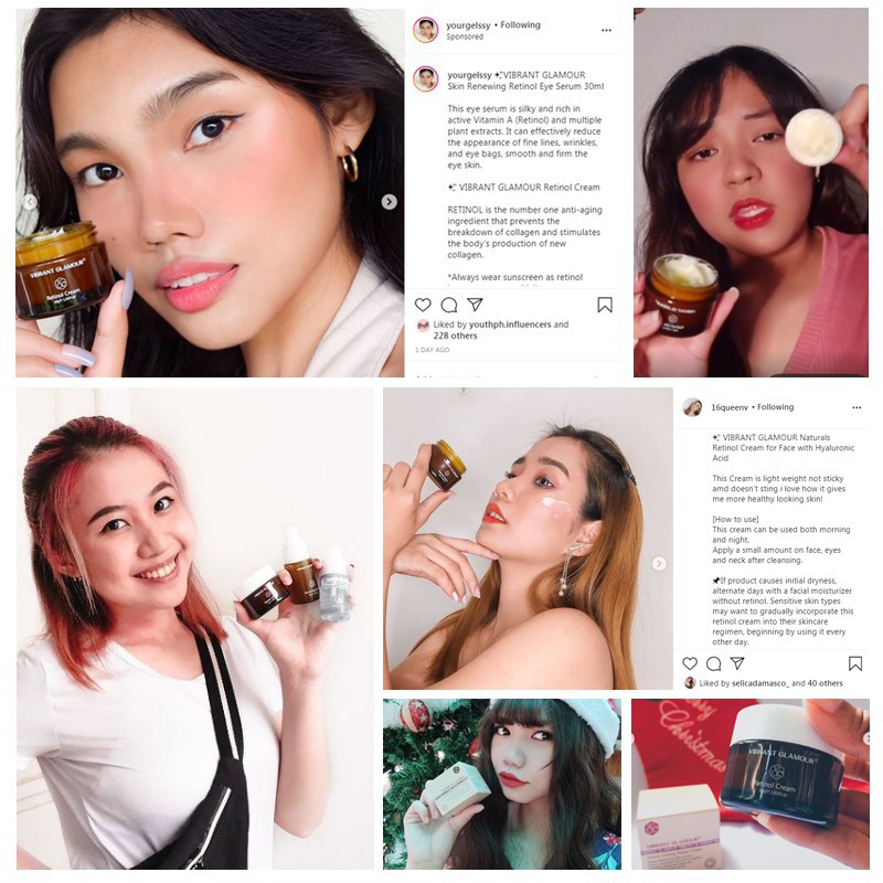 Kem Dưỡng Da Mặt VIBRANT GLAMOUR Chiết Xuất Retinol Tự Nhiên 2.5% Và Axit Hyaluronic Giữ Ẩm Chống Lão Hóa 30g | BigBuy360 - bigbuy360.vn