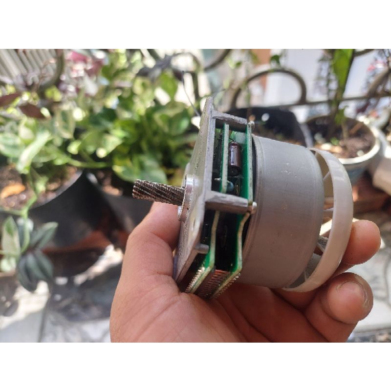 Motor không chổi than 24w 2 tầng mạch tháo máy photo chế quạt.
