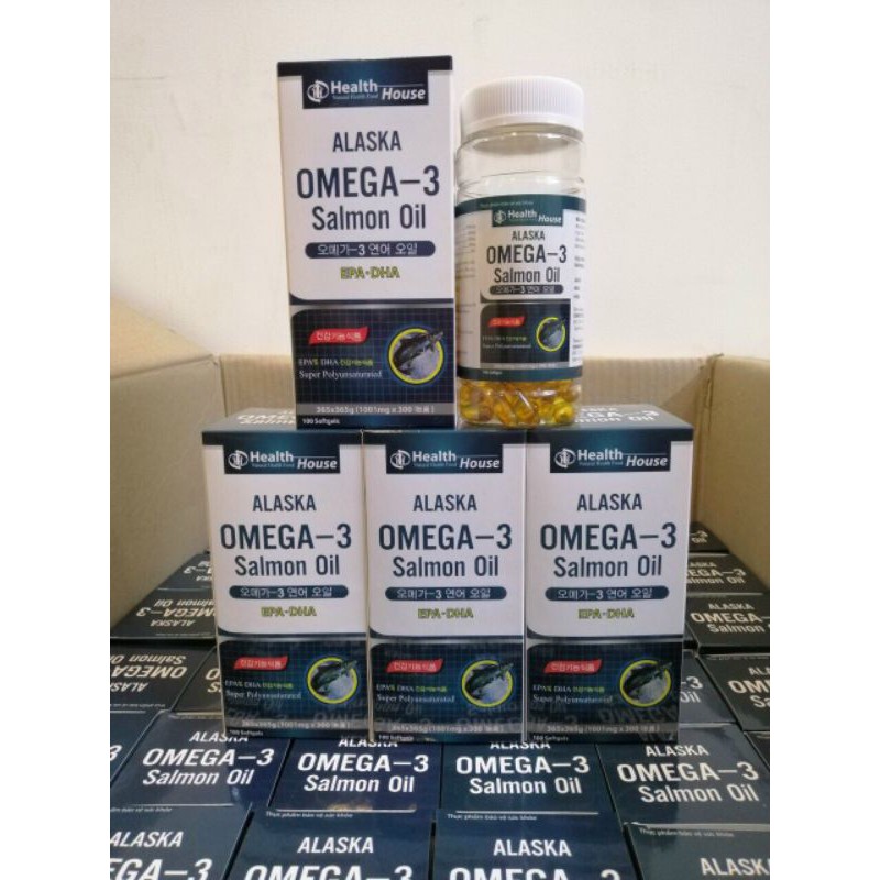 Alaska omega 3, tăng cường thị lực cho mắt.