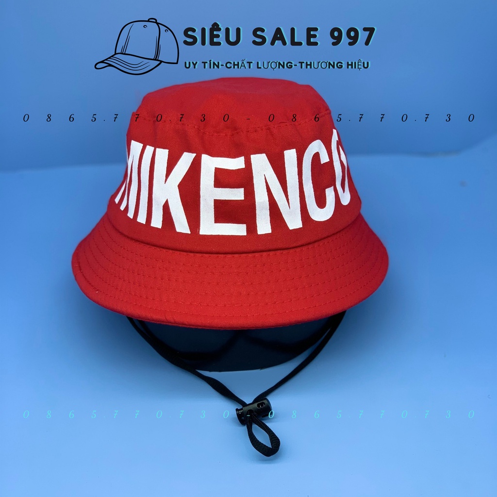 MŨ BUCKET MIKENCO TRẺ EM 3T- 12T NHIỀU MÀU THỜI TRANG SIÊU ĐẸP CÓ DÂY