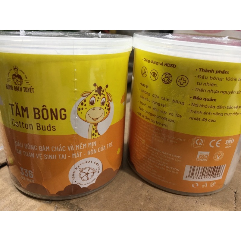 Tăm bông cotton buds - Bông Bạch Tuyết