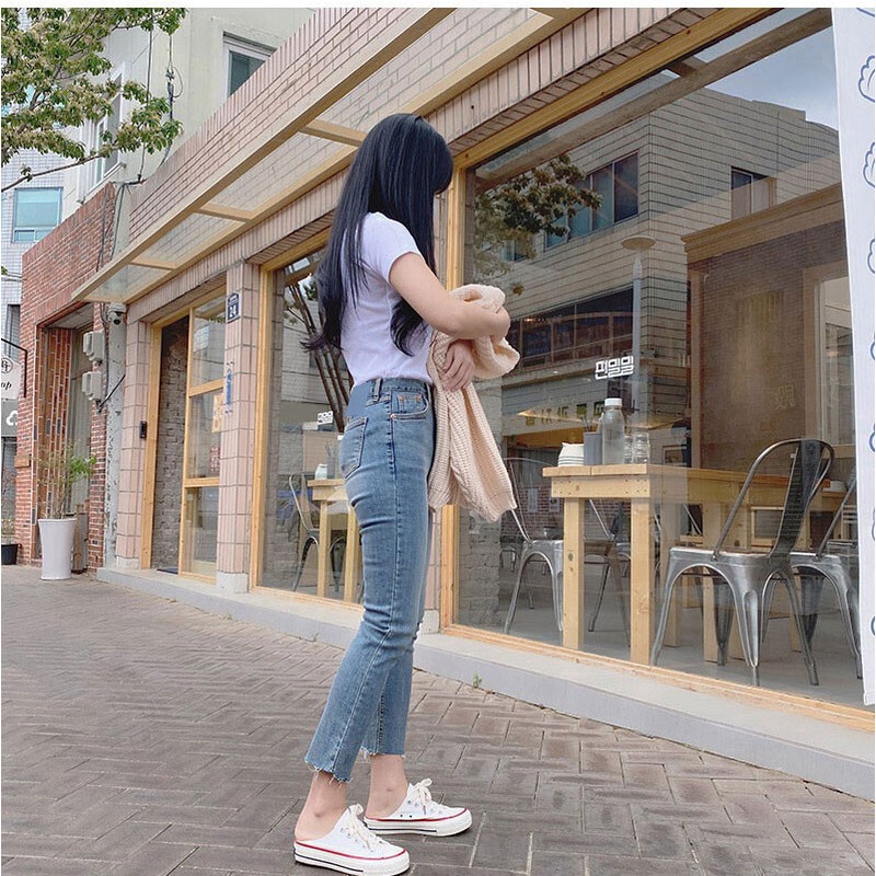 Quần Bò Ôm Sát Dark Part 9 Straight Fit Skinny J-BLIN