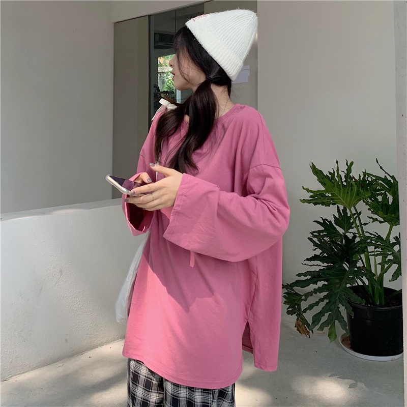 SUXI Áo Thun Cotton Màu Sắc Thời Trang Cho Nữ