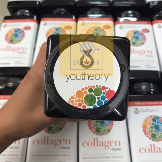 [Ship nhanh+Date xa] 390v Viên uống đẹp da COLLAGEN YOUTHEORY - Mỹ