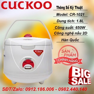 Nồi cơm điện cuckoo cr-1021 - 1.8l - hàng chính hãng