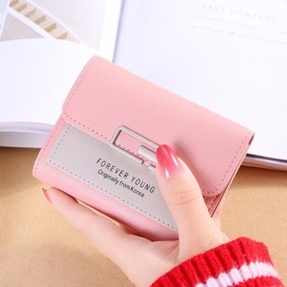 Ví Ngắn Mini Forever Young dễ thương chất liệu da PU