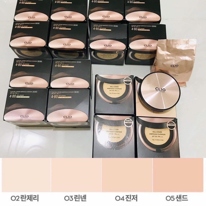 PHẤN NƯỚC CLIO KILL COVER AMPOULE CUSHION SPF 50+ PA++ | BigBuy360 - bigbuy360.vn