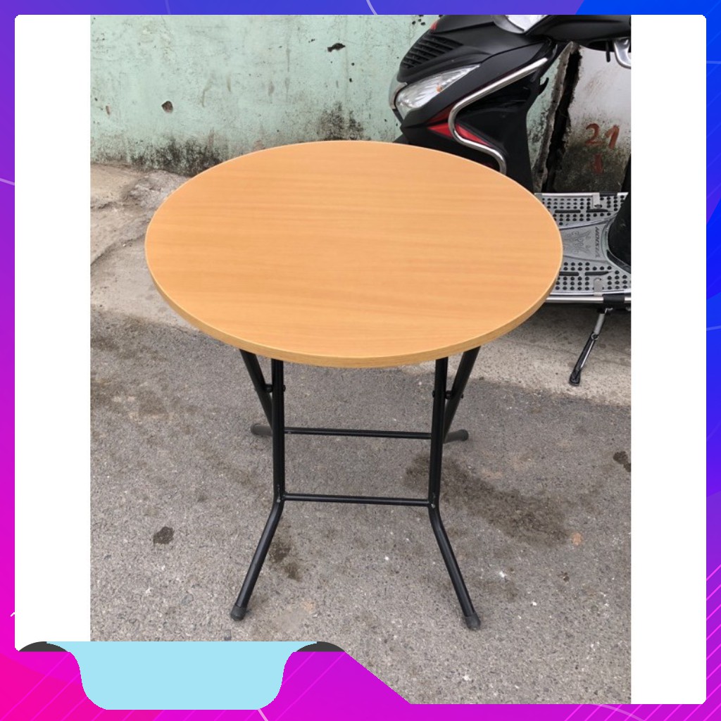 [FREESHIP ĐƠN 50K] Bàn gấp chân cao 71cm , mặt tròn đẹp | BigBuy360 - bigbuy360.vn