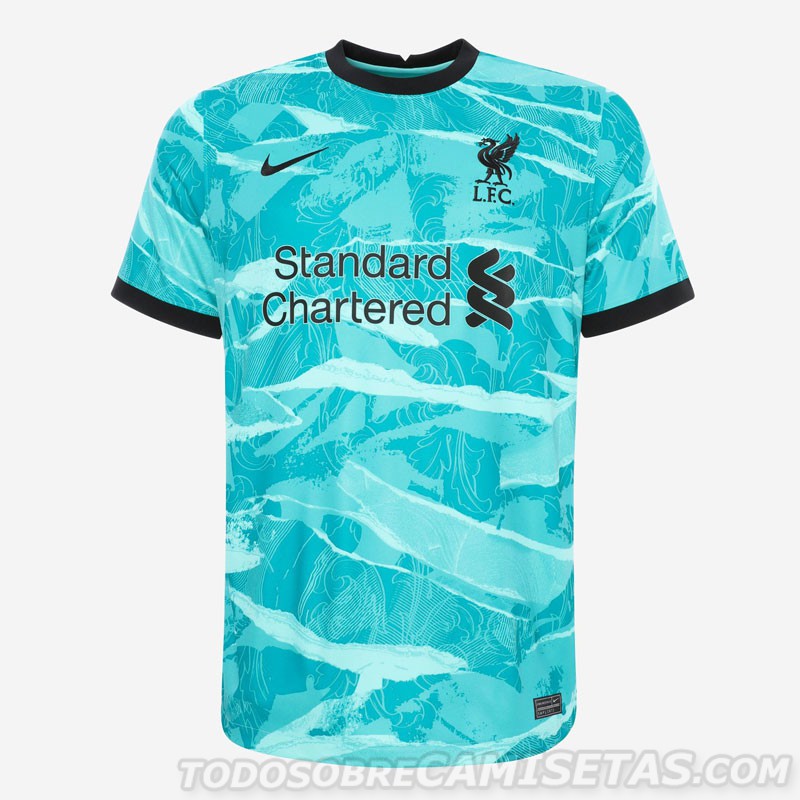 Áo Đồng Phục Bóng Đá Đội Tuyển liverpool Sân Nhà Sân Khách liverpool 2020-2021 - 2022