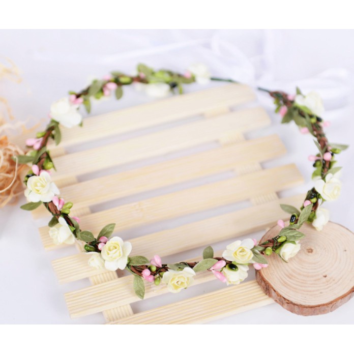 Túi 144 hoa giấy làm vòng hoa, bờm hoa loại nhỏ adhshop