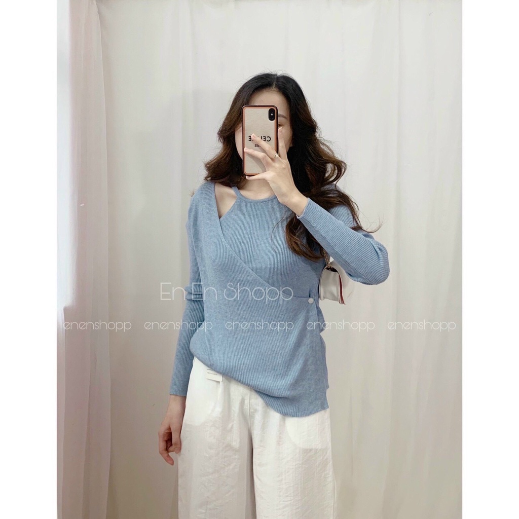 ÁO LEN CỔ YẾM TAY DÀI [TNT Shop Bigsize 60Kg 90Kg] | BigBuy360 - bigbuy360.vn