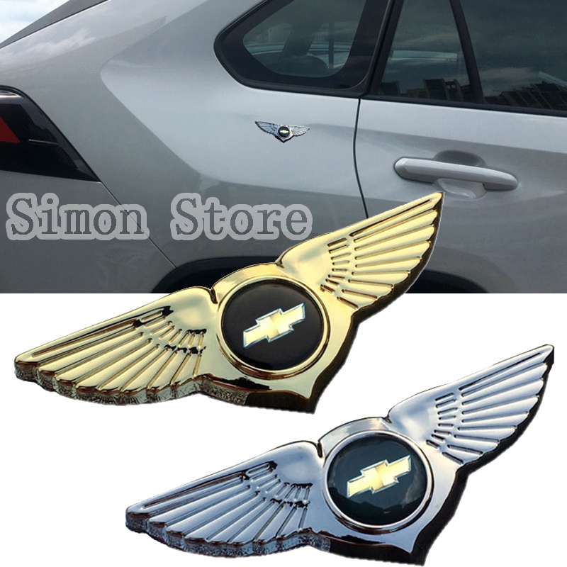 Miếng dán kim loại logo xe cho Chevrolet Cavalier Onix Cruze Aveo