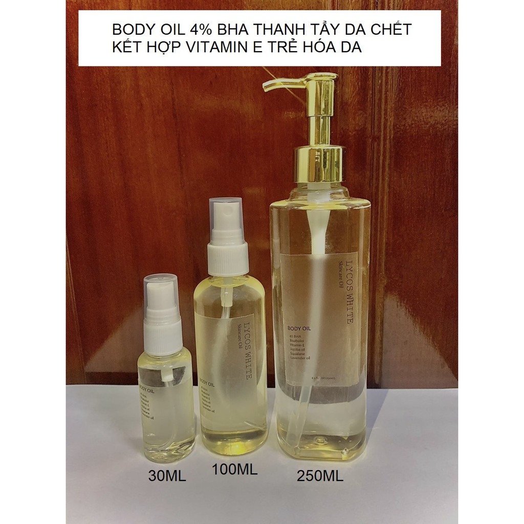 [Body Oil 4% BHA] Dầu dưỡng trắng da thấm ngay 30s | BigBuy360 - bigbuy360.vn