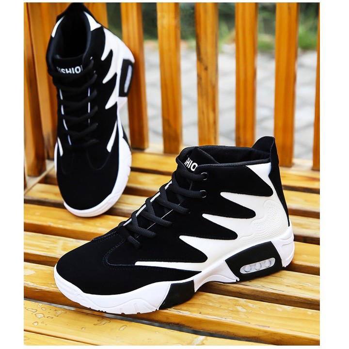 Giày sneaker thể thao nam tia chớp màu Trắng