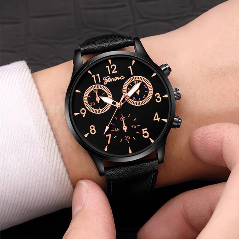 Đồng Hồ Nam GENEVA Thời Trang,Dây Da Lịch Lãm | BigBuy360 - bigbuy360.vn