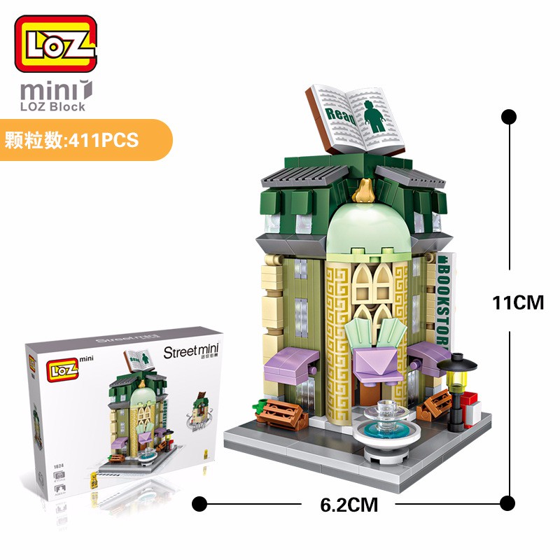 {HOT SALE} BILEGOX Combo 4 bộ Lego mini thành phố LOZ- mẫu tùy chọn NLG0050-c8